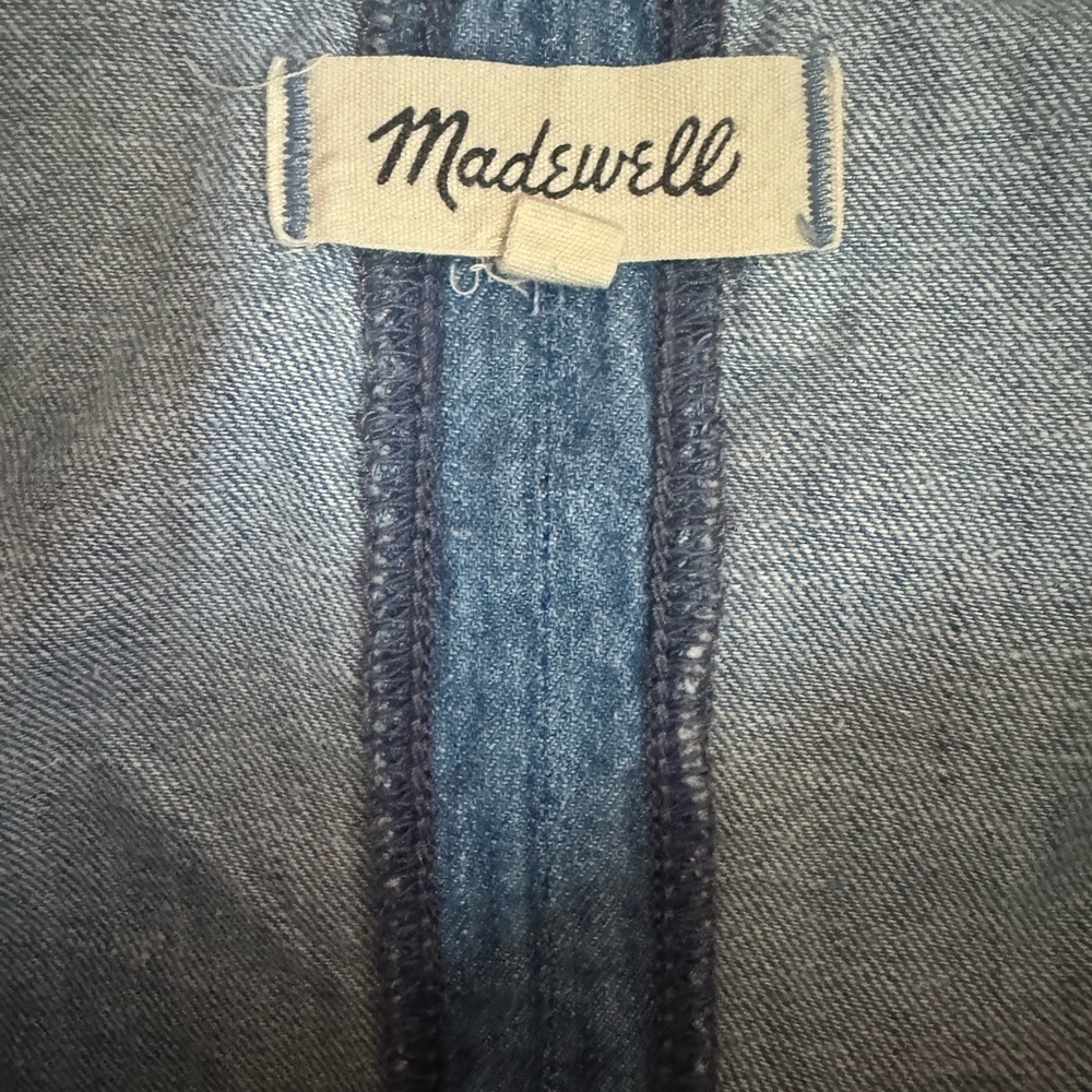 Madewell Women’s Ruffle Sleeve Denim Shirt - Picture 3 of 3